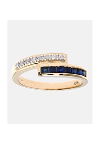Diamant L'eternel - Crossover Ring, mit Diamant, 375 Gelbgold - gold