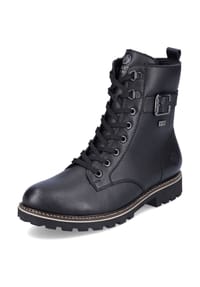 remonte® - Glattleder Stiefelette - Schwarz