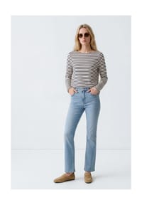 mavi - Langarmshirt, U-Boot-Ausschnitt, für Damen - 91391 PEACOAT STR