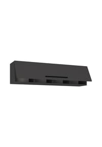 VCM. - Holzregal hängend | platzsparendes Regal | Maße: H. 115 x B. 30 x T. 30 cm | Elegantes Regal hängend | Aufbewahrungsregal | Bücherregal | Wandboard - Arila XL - Anthrazit