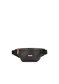 kazar - Schwarze Umhängetasche mit Monogrammen - Schwarz