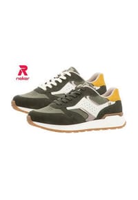 rieker - Schnürschuhe - khaki/moor/offwhite