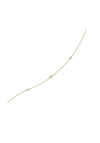 ONE ELEMENT Symbols of Strength - 0,11 ct Diamant Brillant Halskette Rundankerkette - gold