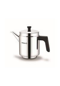 KORKMAZ - Proline Teekessel 2,6L aus 18/10-Edelstahl - Ergonomisch & Langlebig - Silber 2,6 L