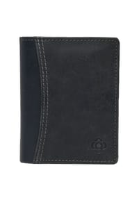 GALERIA - Brieftasche, Leder - BLACK/GREY