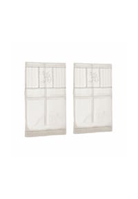 LOBERON - Scheibengardine 2er Set Mayenne creme - creme