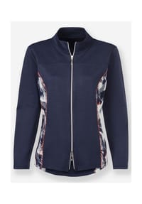 heine - Jerseyjacke - marine-weiß-bedruckt