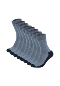 camano® - Unisex Socken - Pro Tex Function, einfarbig, 8er Pack - Blau