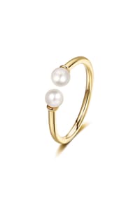 AILORIA - Ring gold/weiße Perle SACHIKO - gold