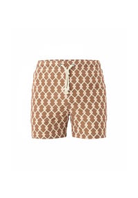 Gassa d'Amante - Badeshorts Portofino mit verstellbarem Dehnbund und Kordelzug - Braun