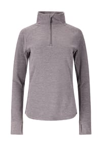 WHISTLER - Midlayer Kajsa mit wärmendem Stehkragen und Halbreißverschluss - 1005 Light Grey Melange