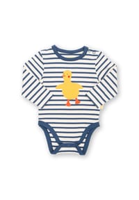 KITE - Baby Quak Quak Body Bio-Baumwolle - blau