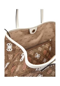 GUESS Shopper, Logo-Muster, Magnetdruckknopf, für Damen | GALERIA 