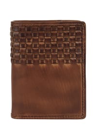 BAGAN - Geldbörse Echt Leder - braun