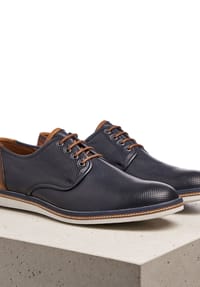 LLOYD - Schnürschuh GINO - cognac/midnight