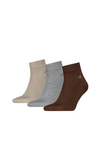 Calvin Klein - Kurzsocken, 3er-Pack, für Herren - 002 NAVY