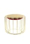 Kayoom Sitzkissen - Pouf Comfortable 110 rot - gold – Eiche Bild 9