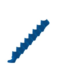 nur die - Sneakersocken Unisex Colour Sneaker farbige Füßlinge kurz - blau