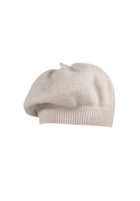 CAPO - Strickbaske, Kaschmir - beige
