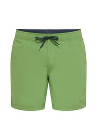 MANGUUN - Badeshorts Basic Michael 16, Eingrifftaschen, für Herren - E001 BLACK