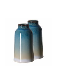 Ritzenhoff & Breker Vasen Leria 20 cm 2er Set blau - LERIA - blau