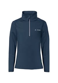 VAUDE - Pullover Kids Livigno Halfzip - dark sea/white