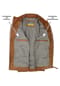 redpoint Herren Lederjacke Steppjacke Lammnappa hellbraun Bild 9