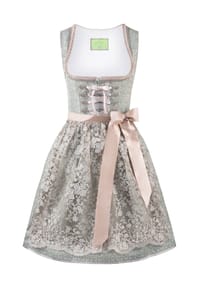 STOCKERPOINT - Dirndl "Shila", Spitzenschürze, Jacquard Muster, für Damen - MINT