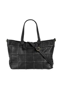 Samantha Look - Shopper Echt Leder, Made In Italy - blau