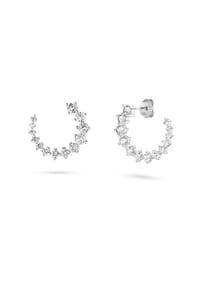 Fiocco JEWELRY - Wonder Ohrringe Zirkonia weiß Brillantschliff , 925 Sterling Silber - gelbgold