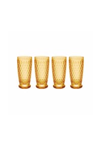 Villeroy & Boch Longdrinkgläser Boston Coloured 400 ml 4er Set - BOSTON COLOURED - blau