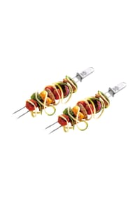 GEFU® - Grillspieß-Set, 2-teilig - SILBER