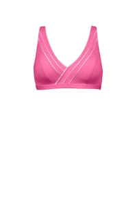 Lidea® - Bikini-Bustier, Clipverschluss, für Damen - 062 PINK-WHITE