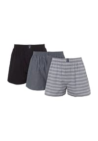 DUNMORE - Boxershorts, 3er-Pack, Gummibund, für Herren - BLACK