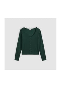 Levi's® - Strickjacke, U-Ausschnitt, für Damen - 06 GRÜN