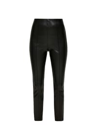 s.Oliver - Kunstlederhose, Skinny Fit, für Damen - 9999  GREY/BLACK