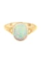 elli. Ring Siegelring Synthetischer Opal Trend 925 Silber Bild 2