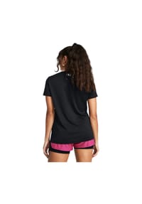 UNDER ARMOUR - Funktionsshirt, schnelltrocknend, feuchtigkeitsregulierend, für Damen - BLACK