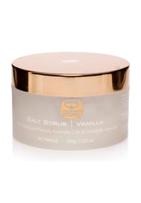 KEDMA - Vanille-Salzpeeling, exfolierend und nährend, 350g - weiß