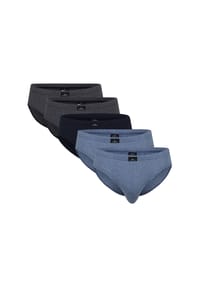 GÖTZBURG - Tower Slip, 5er-Pack, Single-Jersey, für Herren - 1 WHITE