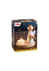 HABA - Weihnachtsfigur Engel mit Teelicht - mehrfarbig