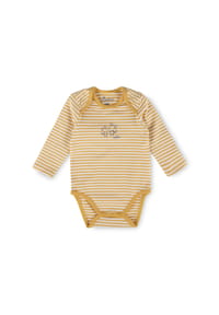 sigikid® - Body, langarm Classic Baby ,  für Babys - gelb
