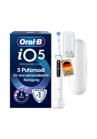 Oral-B® - Elektrische Zahnbürste "io Series 5", 1 Aufsteckbürste, Reise-Etui - 