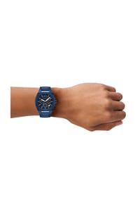 ARMANI EXCHANGE SYNC - Armani Exchange Herren-Synchrongraph, blaue Edelstahluhr, AX4189 - Blau