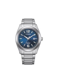 CITIZEN® SUPER TITANIUM - Herren-Armbanduhr, "AW1641-81L" - SILBER/BLAU