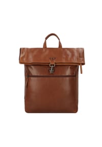 GREEN BURRY Vintage - Vintage Daypack Leder 43 cm Laptopfach - natur
