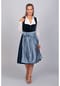EDELNICE Midi Dirndl Luna Samt Blau Bild 9