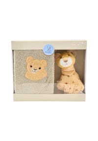 Sterntaler® - Geschenkset Löwe Leo, Rassel, für Babys und Kleinkinder - 