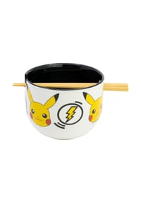 Nintendo - Pokemon Keramik Ramen Bowl mit Stäbchen Set in Geschenkverpackung - Mehrfarbig 10,2x13,7x18 cm