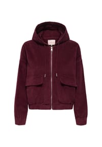 ONLY® - Blouson, Kapuze, Pattentaschen, für Damen - 186540 TAWNY PORT